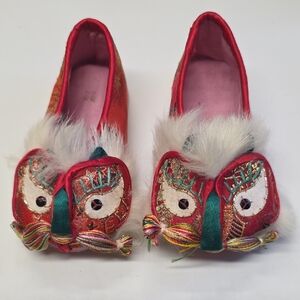 Vintage Traditional Chinese Tiger-Head Shoes NWOT